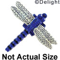 4773 - Dragonfly Blue Bright - Resin Decoration (12 per package)