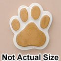 4787 - Paw Gold Medium - Resin Decoration (12 per package)