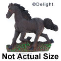 4929* - Horse Running Brown Matte (Left & Right) - Resin Decoration (12 per package)