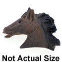 4931* tlf - Horse Head Brown Matte (Left & Right) - Resin Decoration (12 per package)