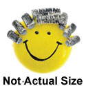4943 - Smiley Face Curlers - Resin Decoration (12 per package)