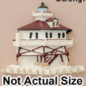 4976 - Light House Drum Point - Resin Decoration (12 per package)