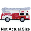 4999 - Fire Truck Hook & Ladder - Resin Decoration (12 per package)