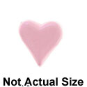 5016 - Heart Card Suit Pink Mini - Resin Decoration (12 per package)