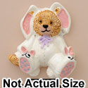 5116 - Bear Bunny Suit Medium - Resin Decoration (12 per package)