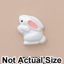 5127* - Bunny Standing White Mini (Left & Right) - Resin Decoration (12 per package)
