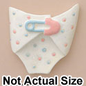 5175 - Diaper Multi Large - Resin Decoration (12 per package)