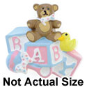 5176 - Baby Collage Multi Large - Resin Decoration (12 per package)
