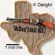 5433 - Texas 911 - Resin Decoration (12 per package)
