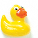 5619 tlf - Yellow Duck - Flat Backed Resin Decoration (12 per package)