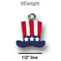 Enamel Patriotic Charms
