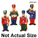 9227 - Toy Soldiers 4 Assorted - Resin Decoration (12 per package)