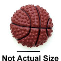 9296 ctlf - Basketball Textured Large - Resin Decoration (12 per package)