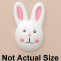 9304 tlf - Bunny Face - Resin Decoration (12 per package)