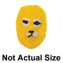 9307 - Lion Face Mini - Resin Decoration (12 per package)