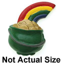 9331 - Pot O'Gold Green Rainbow - Resin Decoration (12 per package)