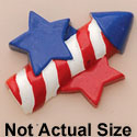 9387 - Firecracker USA Large - Resin Decoration (12 per package)