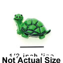 9516 ctlf - Turtle Side Mini - Resin Decoration (12 per package)