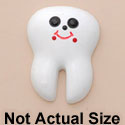 9722 tlf - Tooth Medium - Resin Decoration (12 per package)