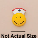 9739 tlf - Smiley Face Nurse Mini - Resin Decoration (12 per package)