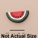 9752 tlf - Watermelon Slice Red Mini - Resin Decoration (12 per package)