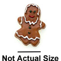 9805 - Gingerbread Girl Mini - Resin Decoration (12 per package)