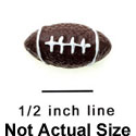 9866 ctlf - Football Mini - Resin Decoration (12 per package)