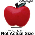 9937 - Apple Fat Left Stem Large - Resin Decoration (12 per package)